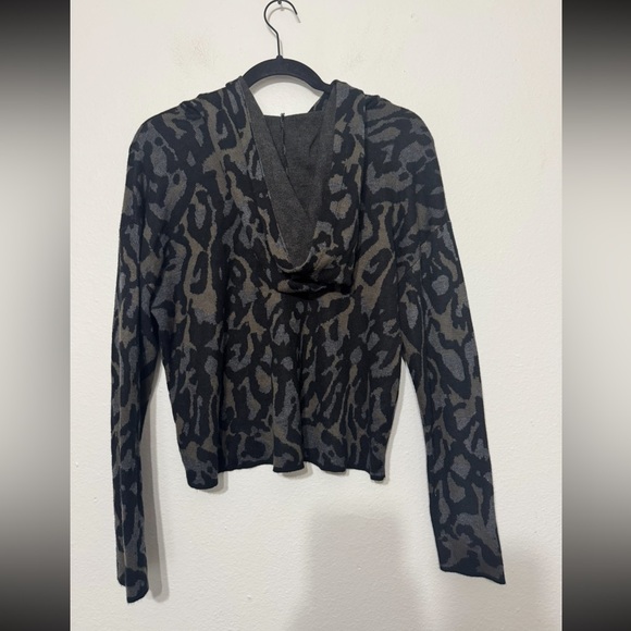 Anthropologie Kasia Leopard Print Hoodie Small - Picture 9 of 13